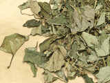 dried dokudami leaves, homemade