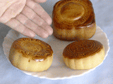 three moon cakes