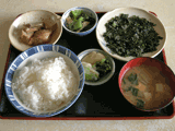 habanori lunch set, on tray