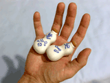 two Hyo-chan on a hand